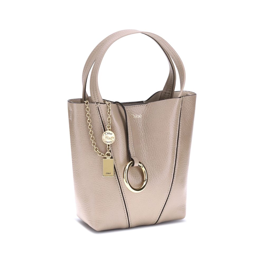Chloé Spin Leather Tote & Shoulder Bag