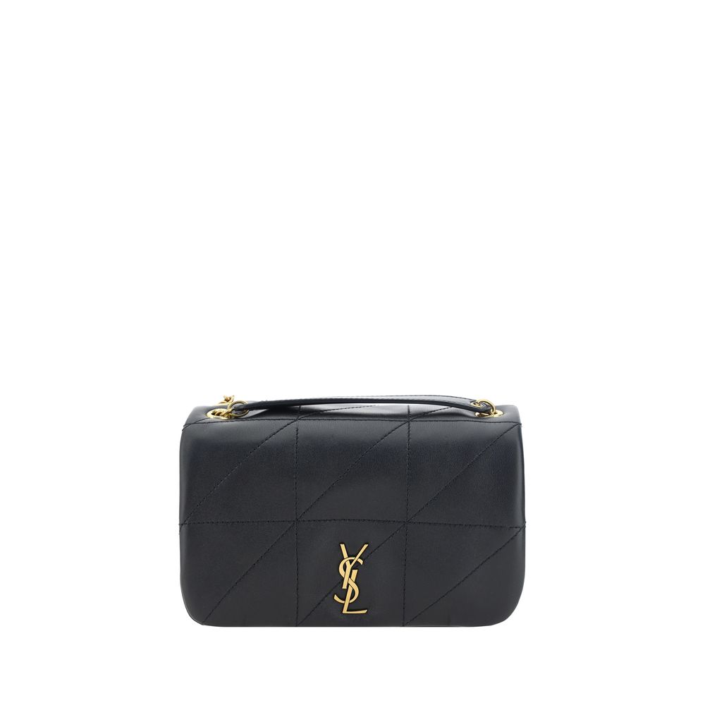 Saint Laurent Jamie Black Leather Shoulder Bag