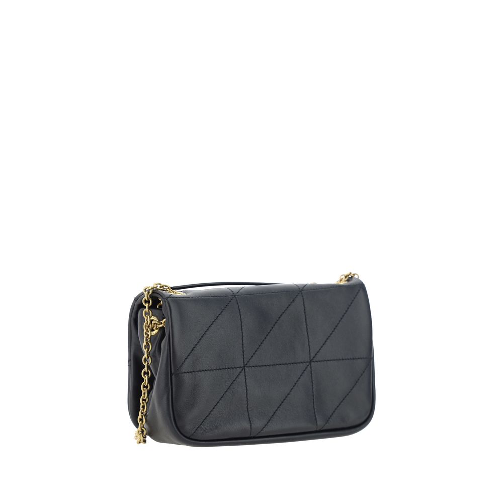 Saint Laurent Jamie Black Leather Shoulder Bag