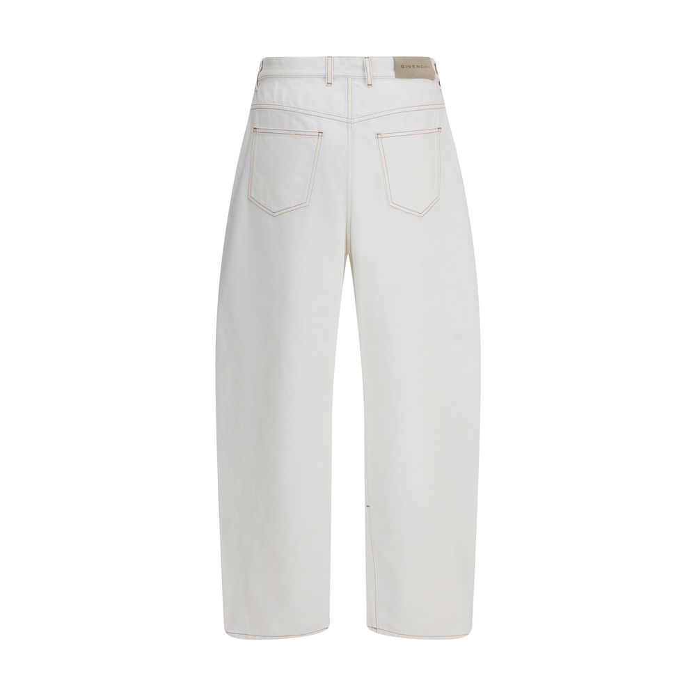 Givenchy Couture Seam Jeans In White
