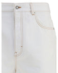 Givenchy Couture Seam Jeans In White