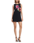 Desigual Sleeveless Floral Glam Mini Dress