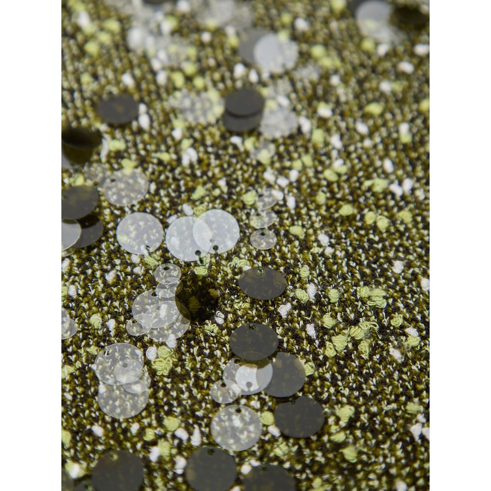 Gucci Green Sequin Embellished Midi Skirt