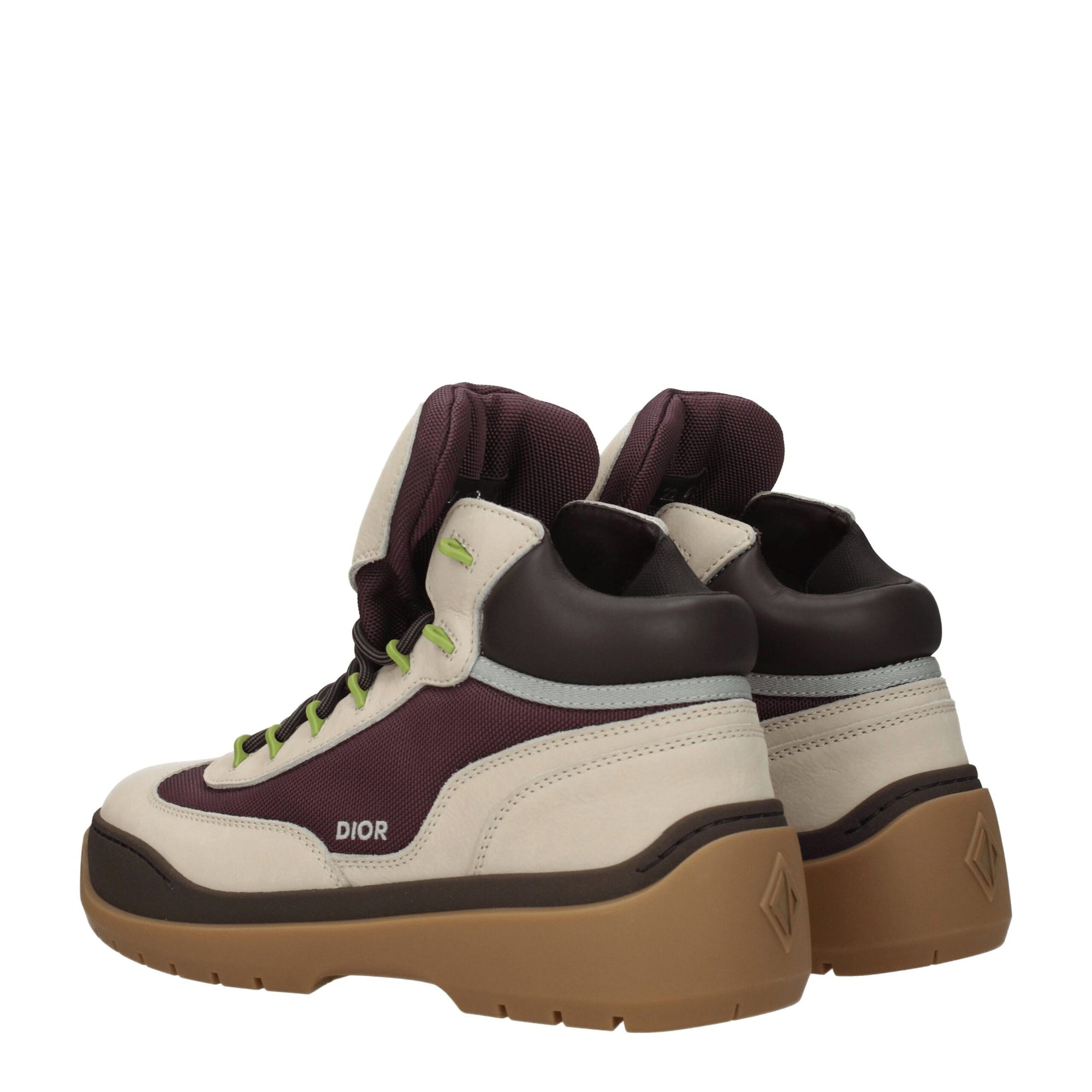 Christian Dior Leather Sneaker Boots