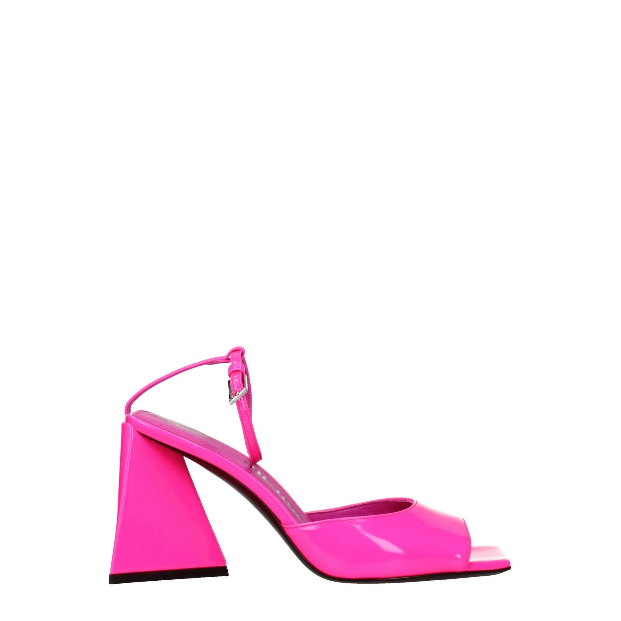 The Attico Piper Heeled Sandals - Fuchsia Pink