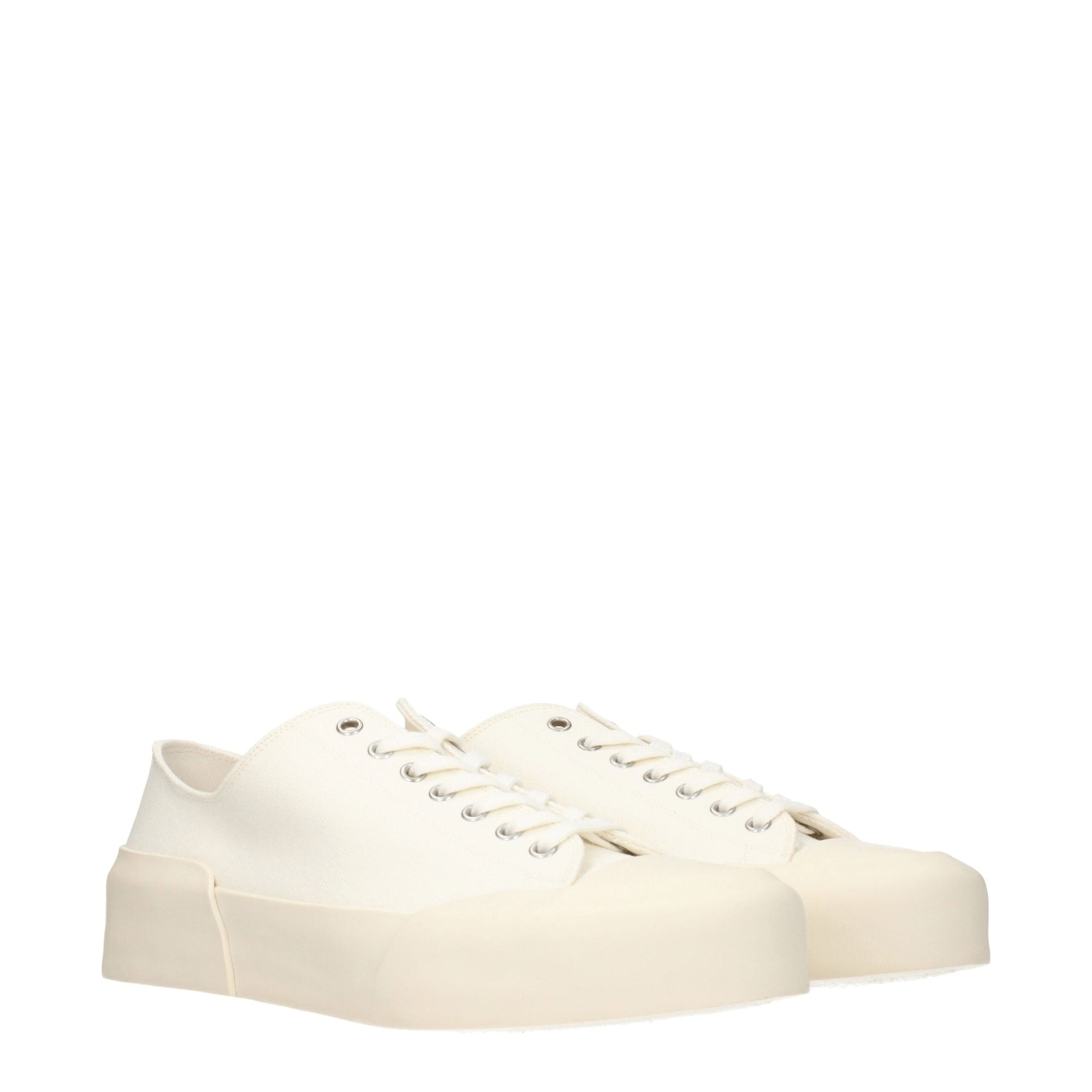 Jil Sander Low Tops - White/Beige