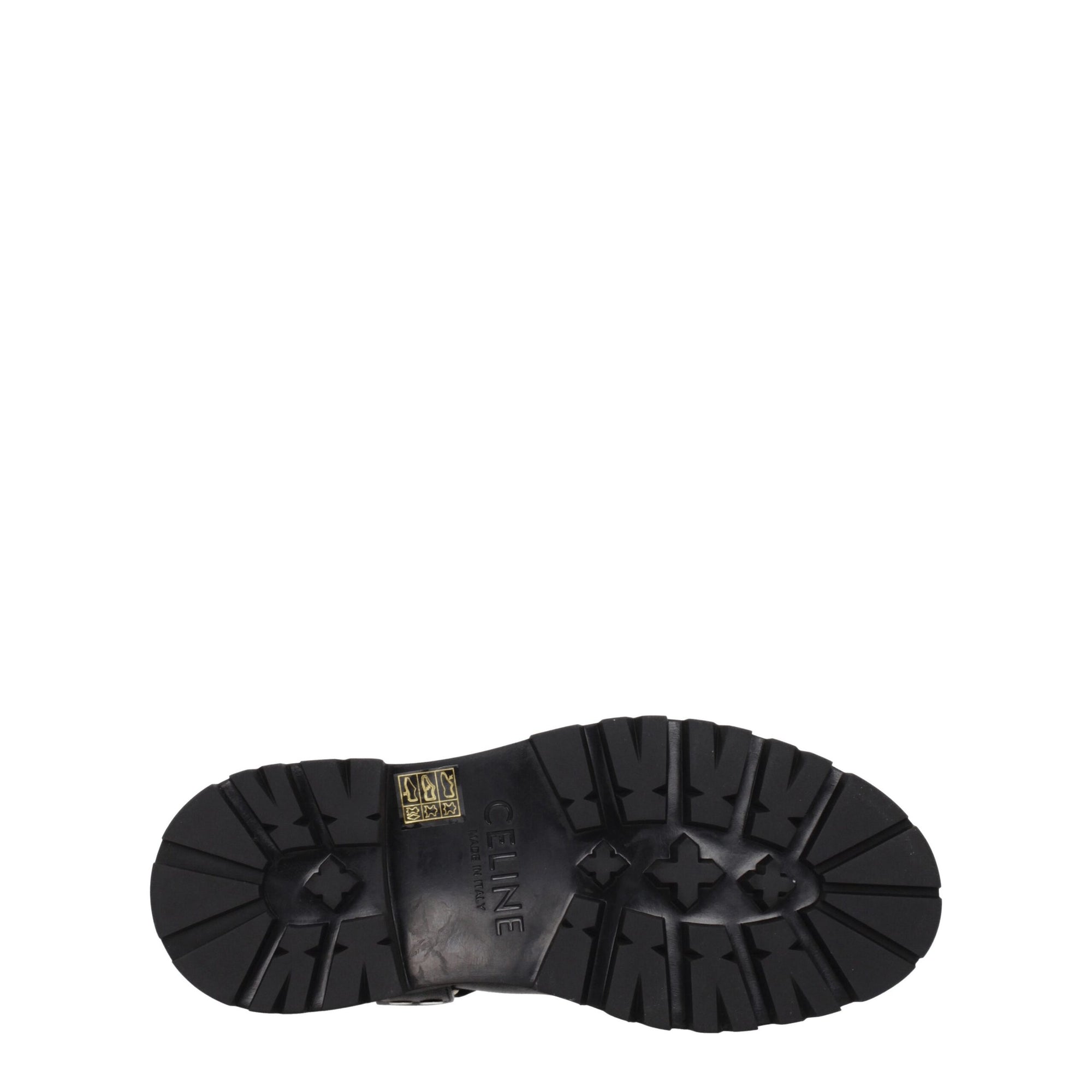 Celine Leather Ankle Biker Boots