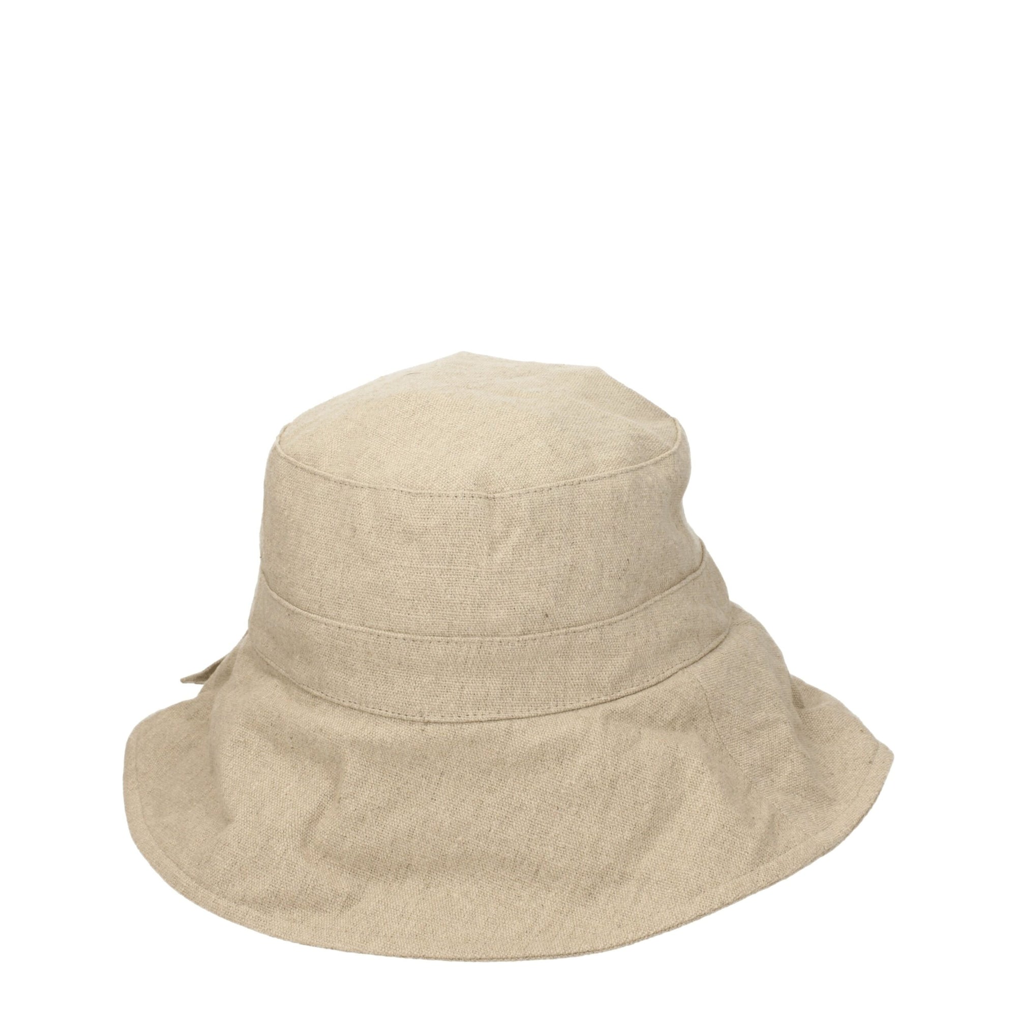 Jacquemus Beige Linen Bucket Sun Hat