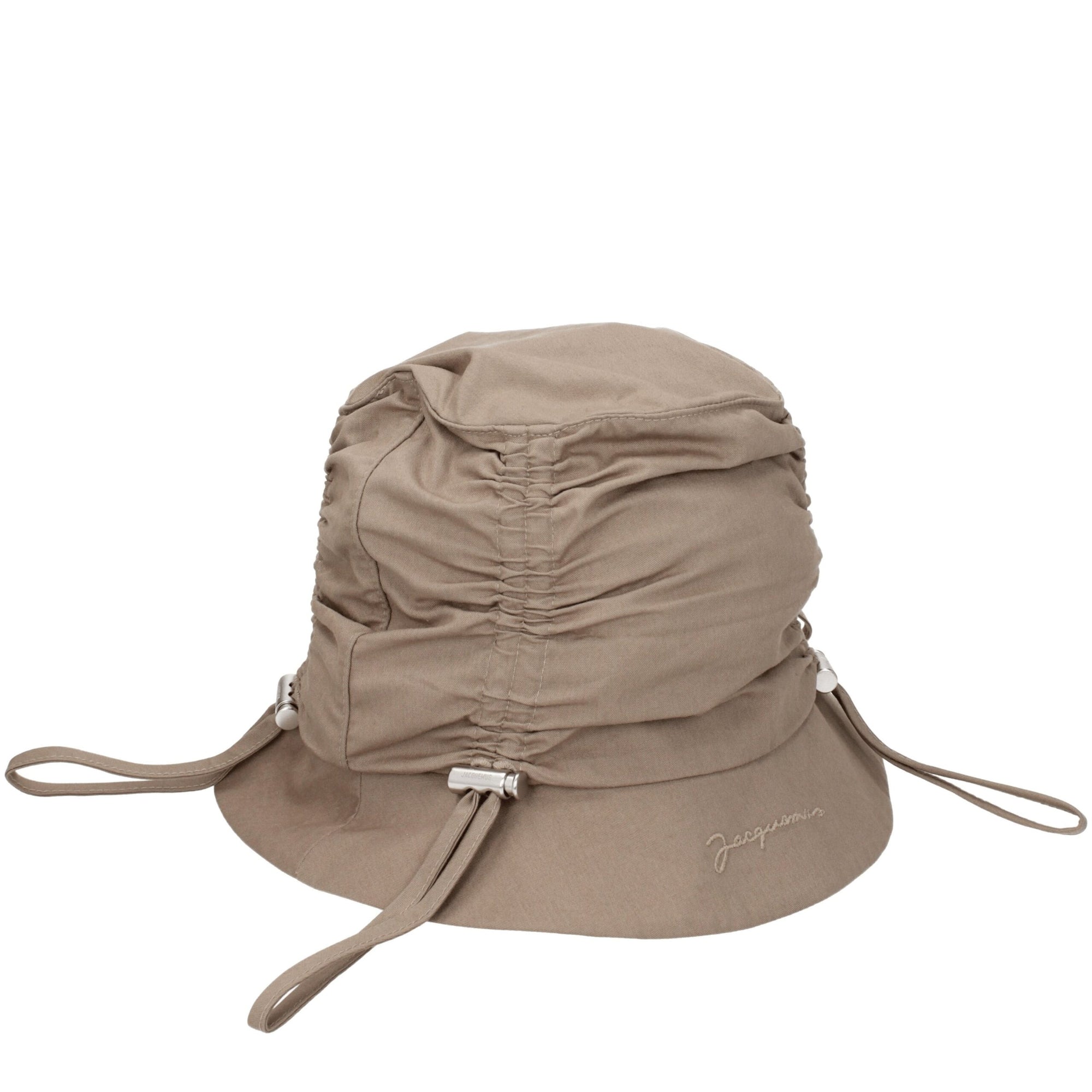 Jacquemus Beige Cotton Bucket Sun Hat