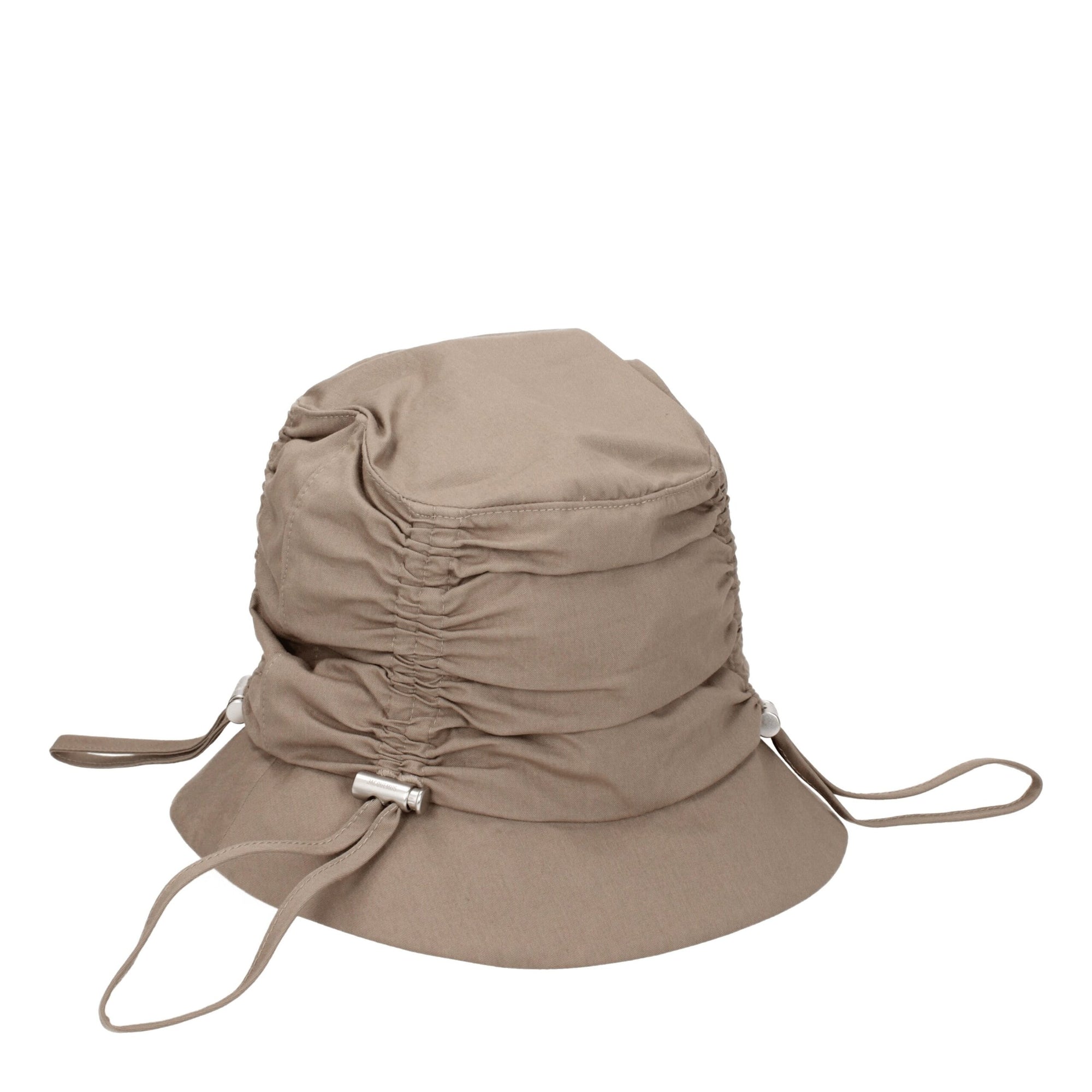 Jacquemus Beige Cotton Bucket Sun Hat