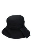 Jacquemus Black Cotton Bucket Sun Hat
