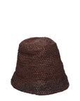 Jacquemus Brown Raffia Bucket Hat