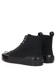 Jil Sander Canvas High Top Sneakers - Black