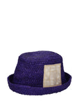 Jacquemus Purple Raffia Hat