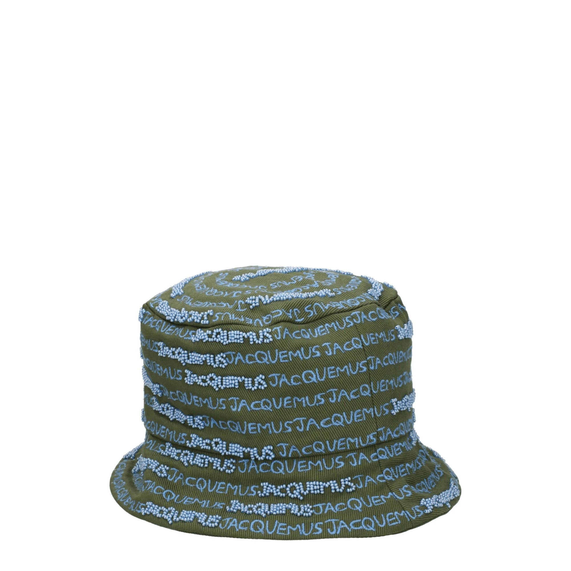 Jacquemus Logo Monogram Cotton Bucket Hat