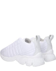 Burberry All White Leather Sneakers