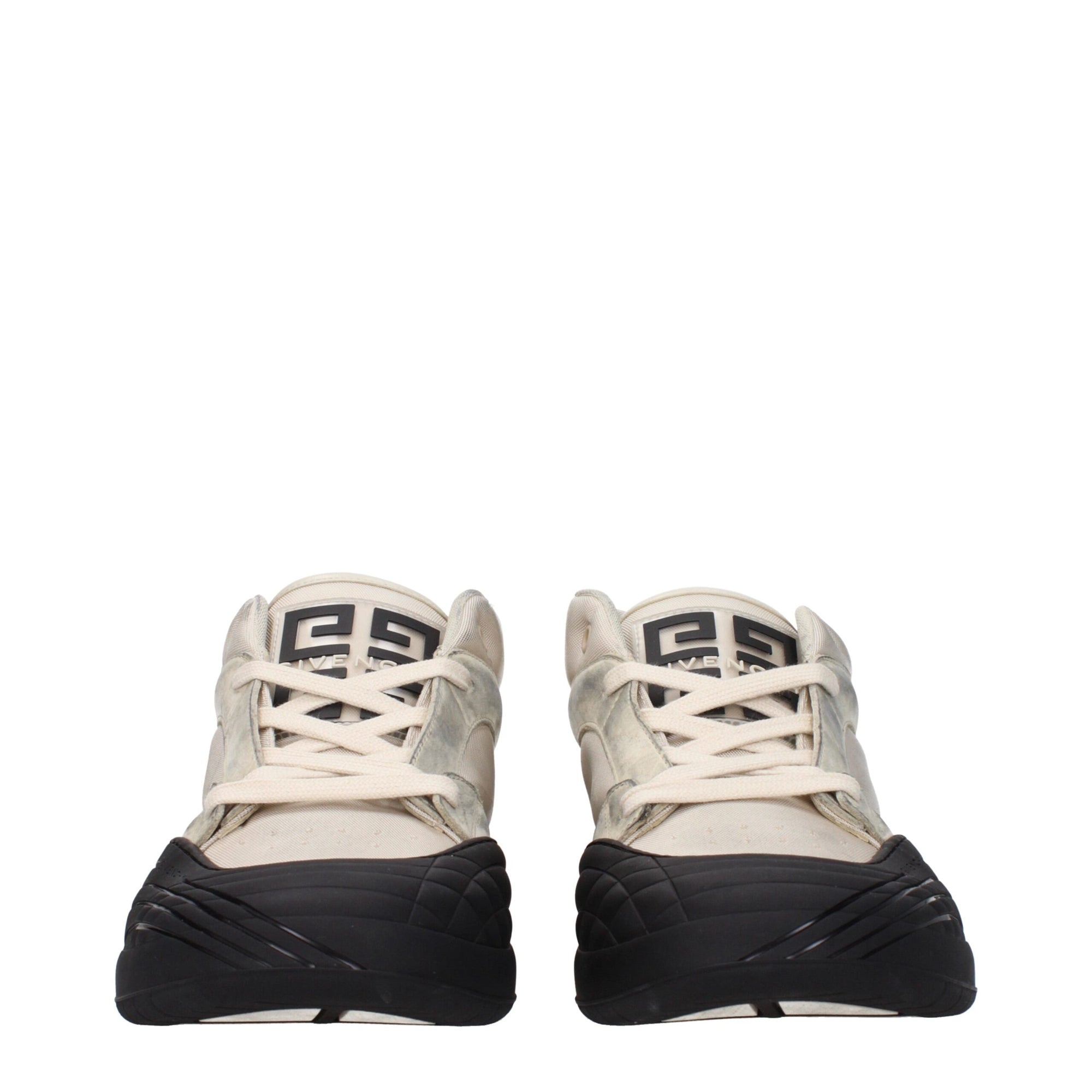 Givenchy Distressed Low Top Lace-Up Sneakers