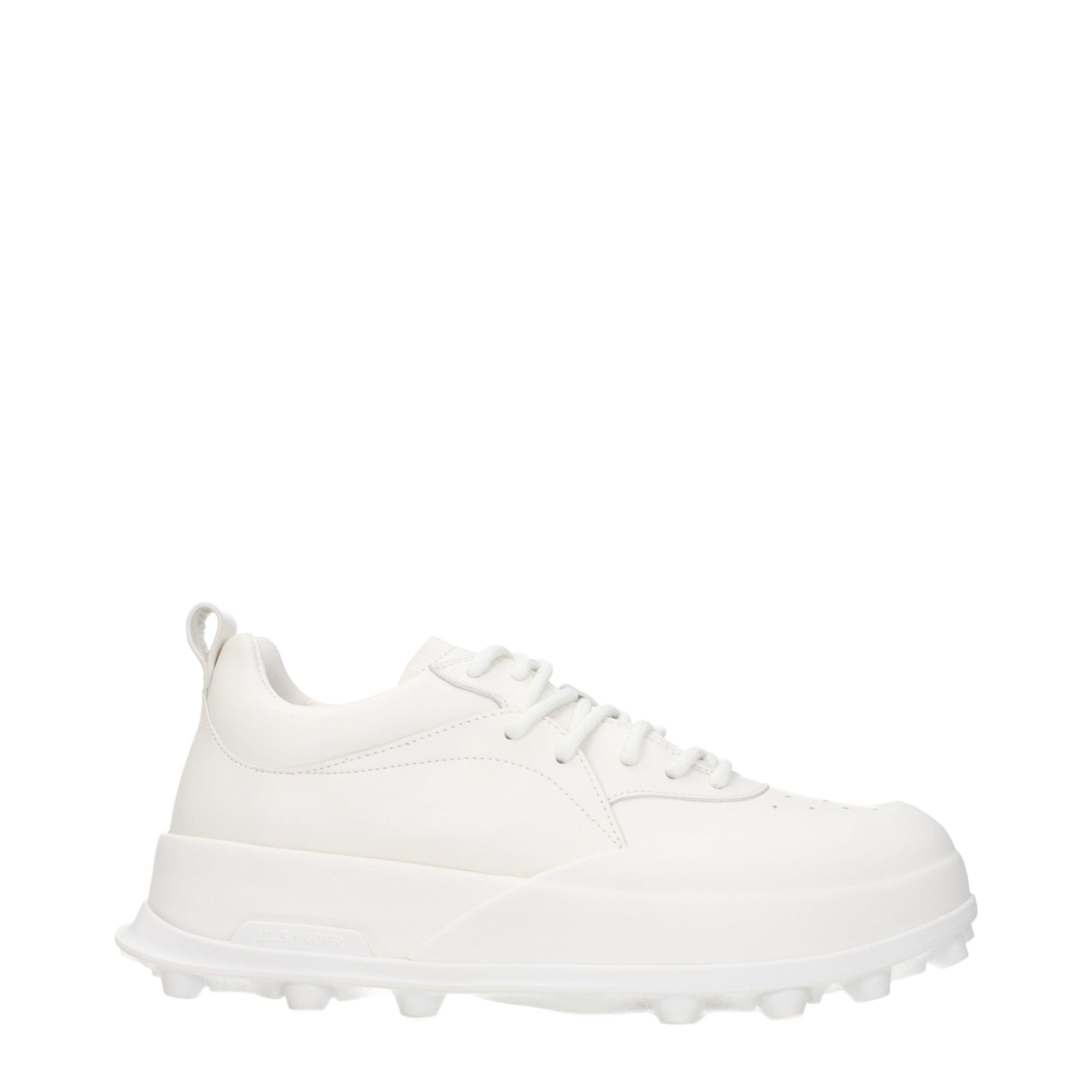Jil Sander Leather Sneakers - White