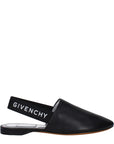 Givenchy Leather Black Slingback Mules