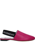 Givenchy Leather Fuchsia Pink Slingback Flat Sandals