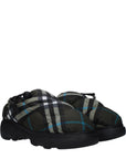 Burberry Checked Fabric Slippers & Shoe