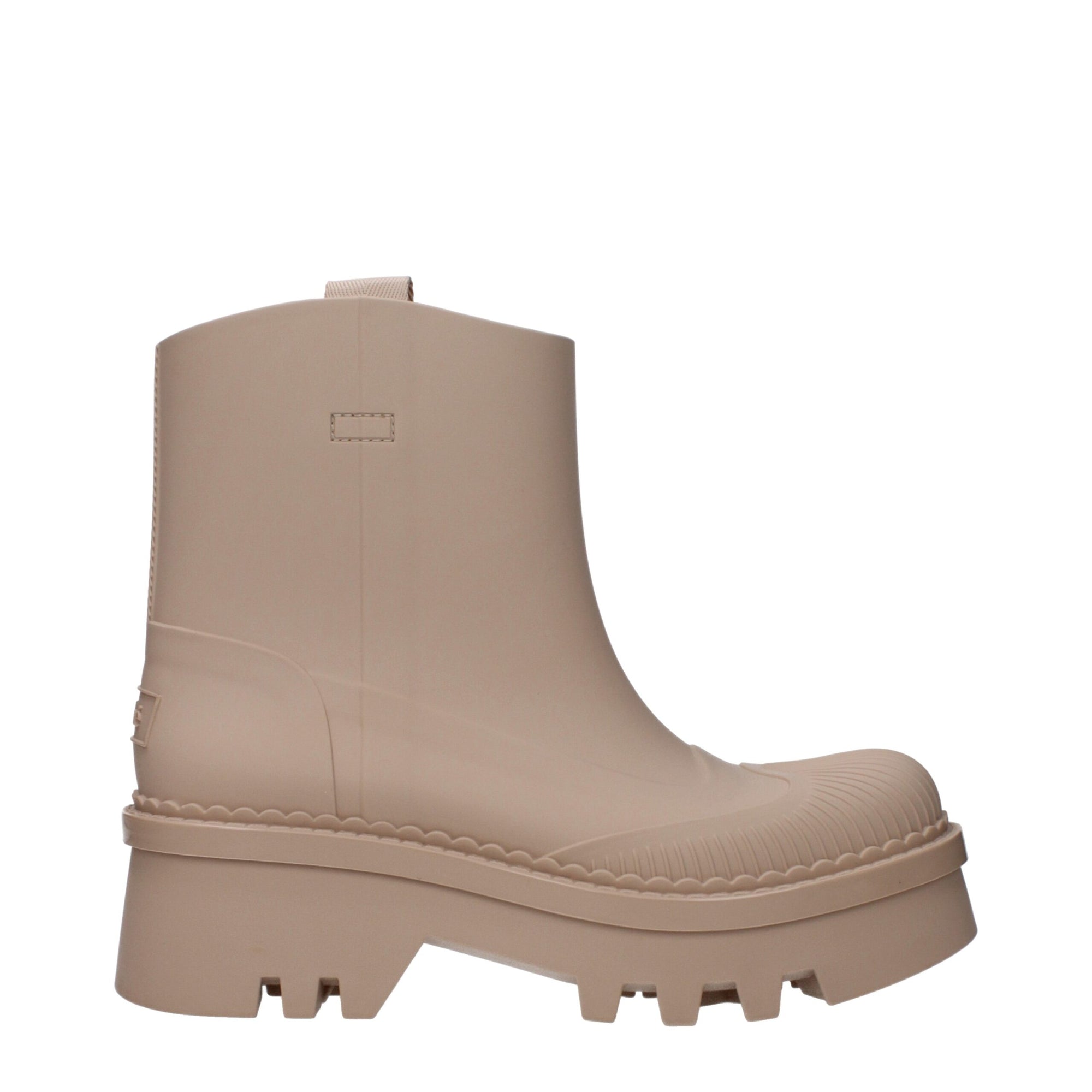 Chloé midi ankle rubber boots - pink