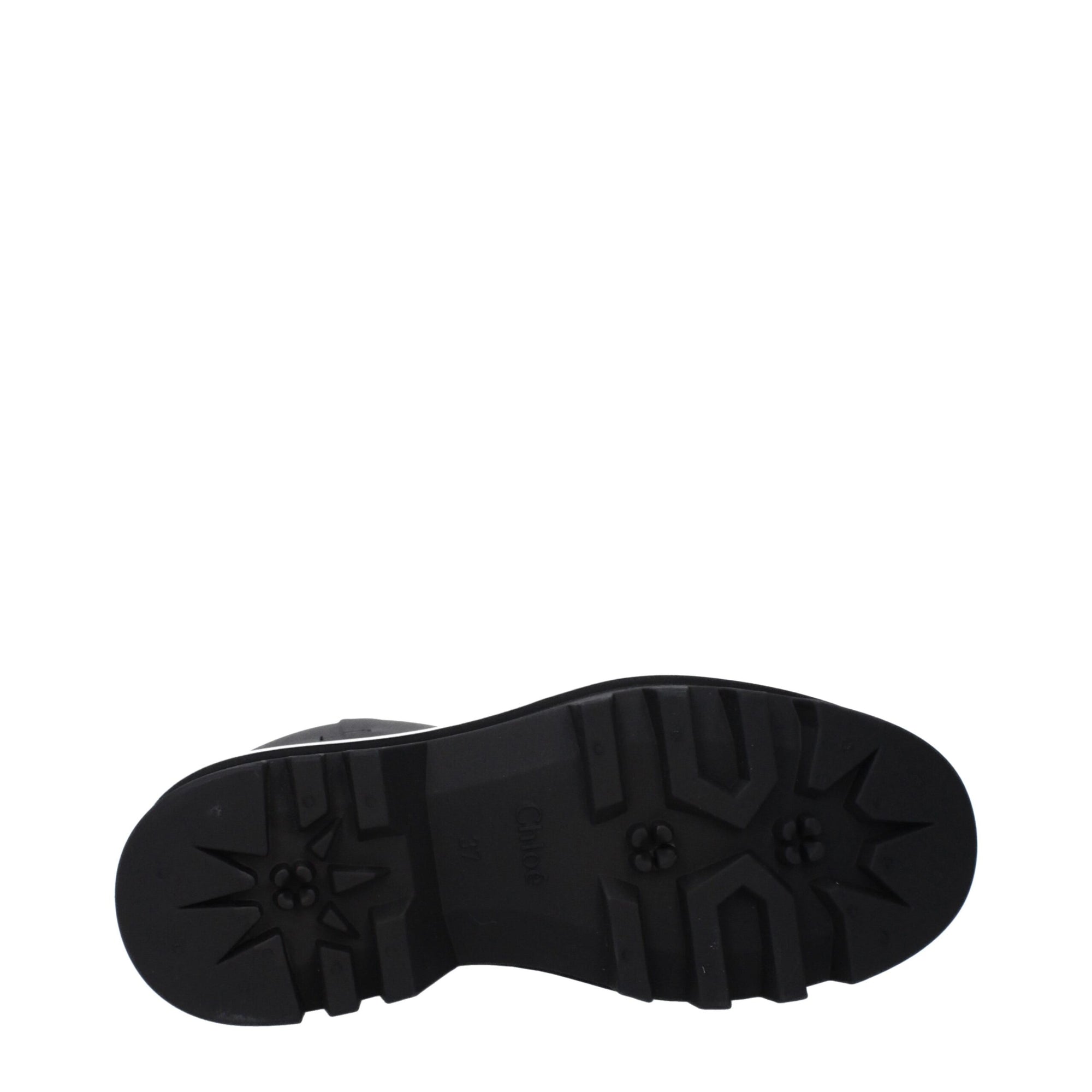 Chloé Midi Ankle Rubber Boots - Black