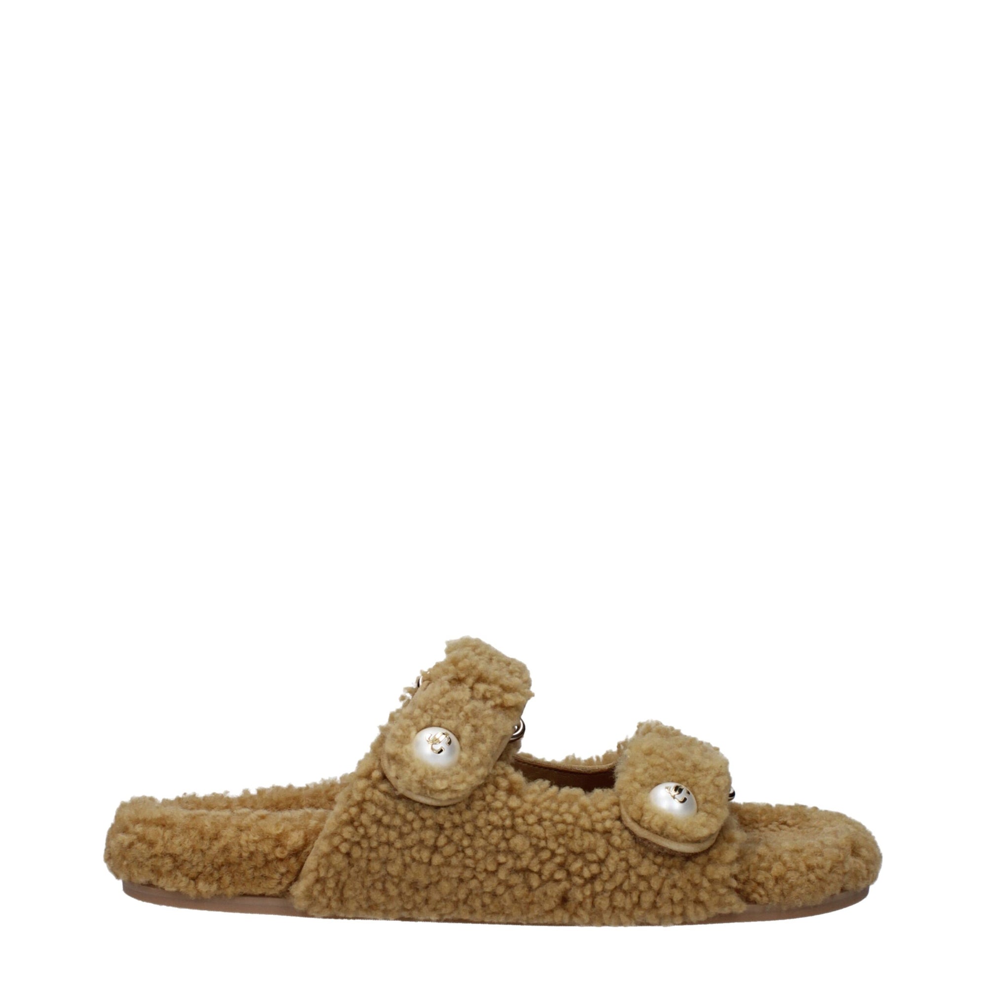 Jimmy Choo Fluffy Fleece Slippers