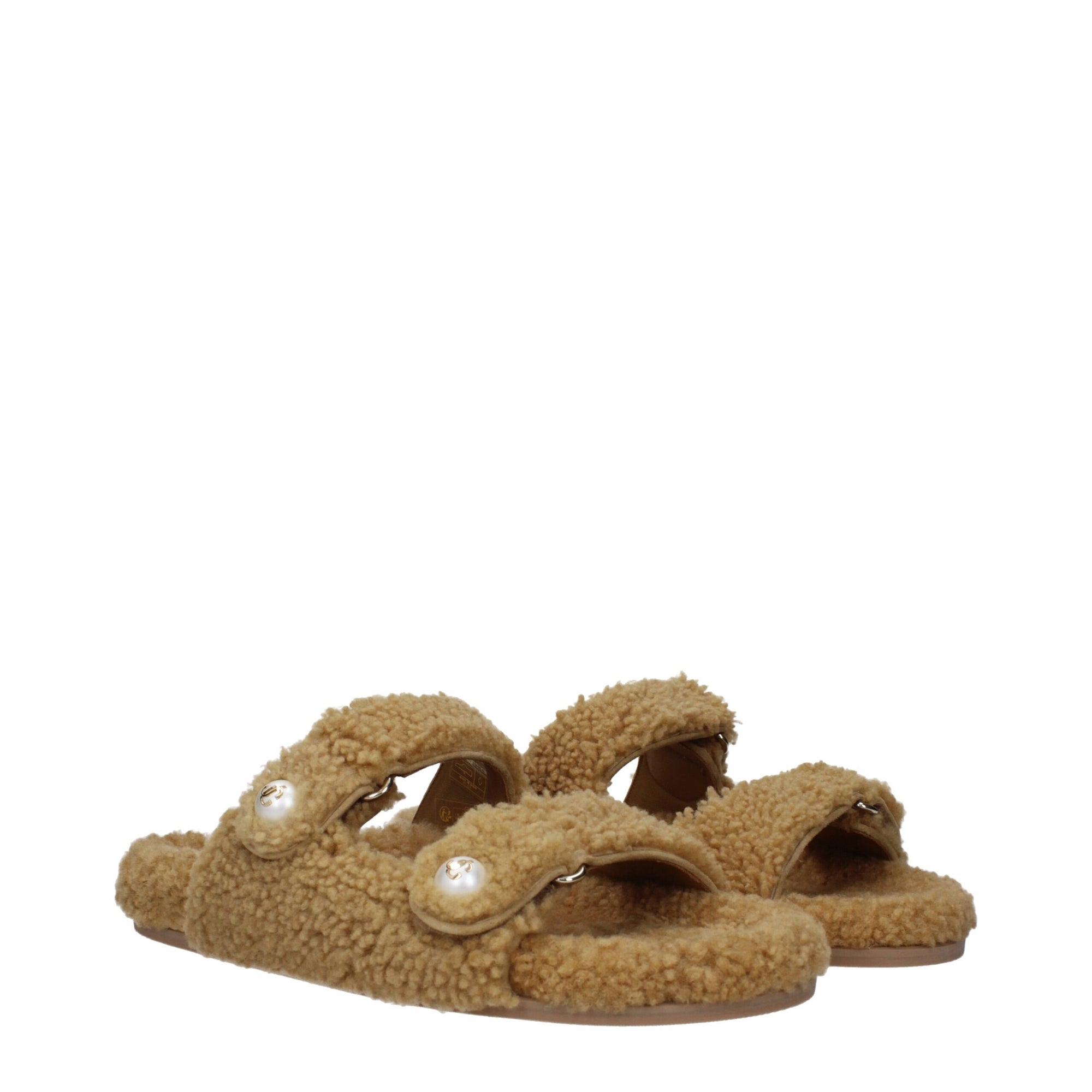 Jimmy Choo Fluffy Fleece Slippers