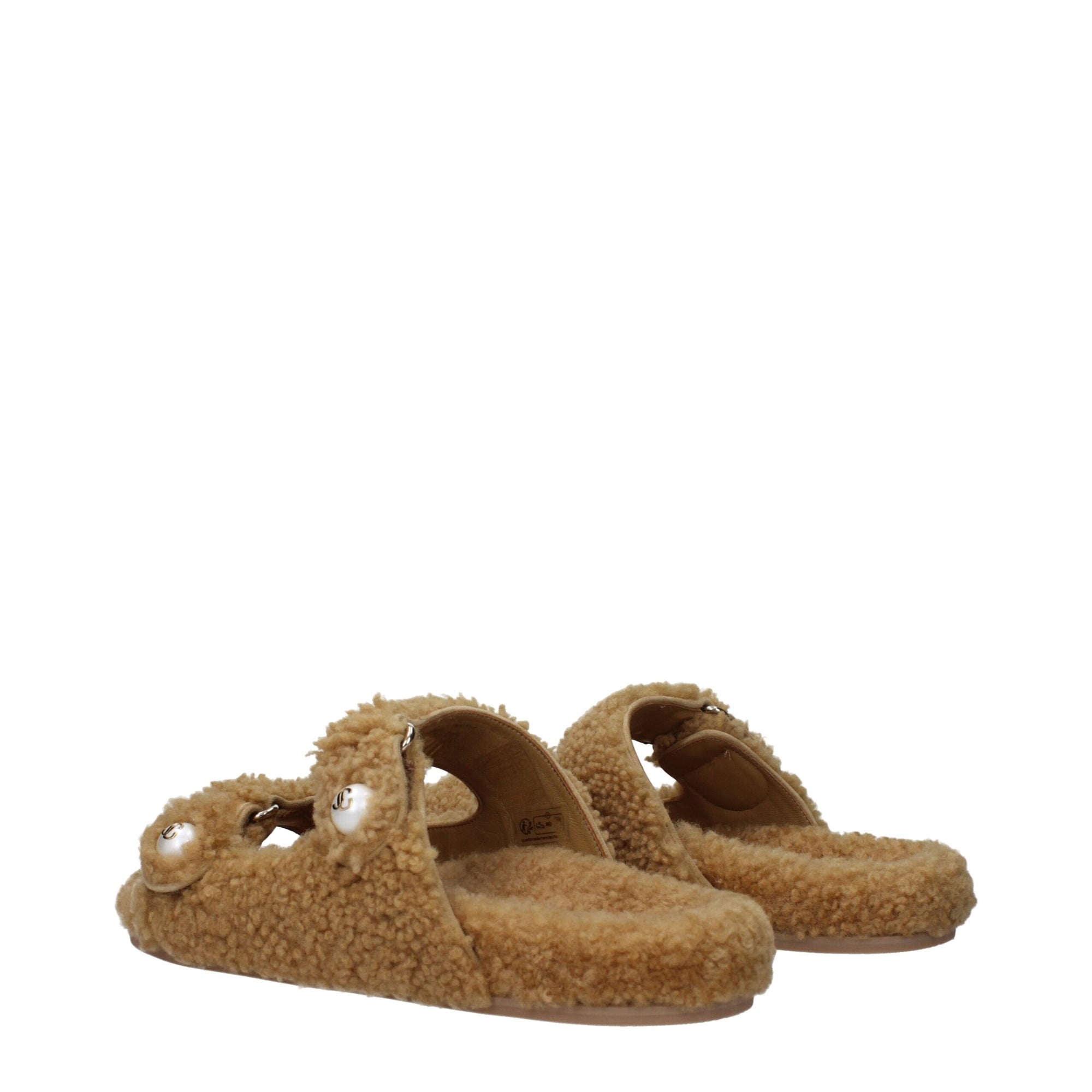 Jimmy Choo Fluffy Fleece Slippers