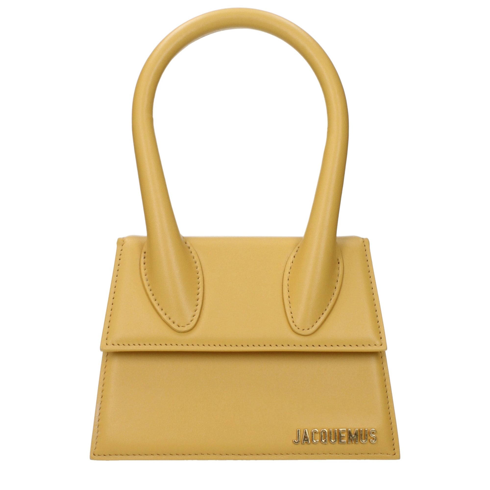 Jacquemus Yellow Le Chiquito Leather Handbag