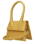 Jacquemus Yellow Le Chiquito Leather Handbag