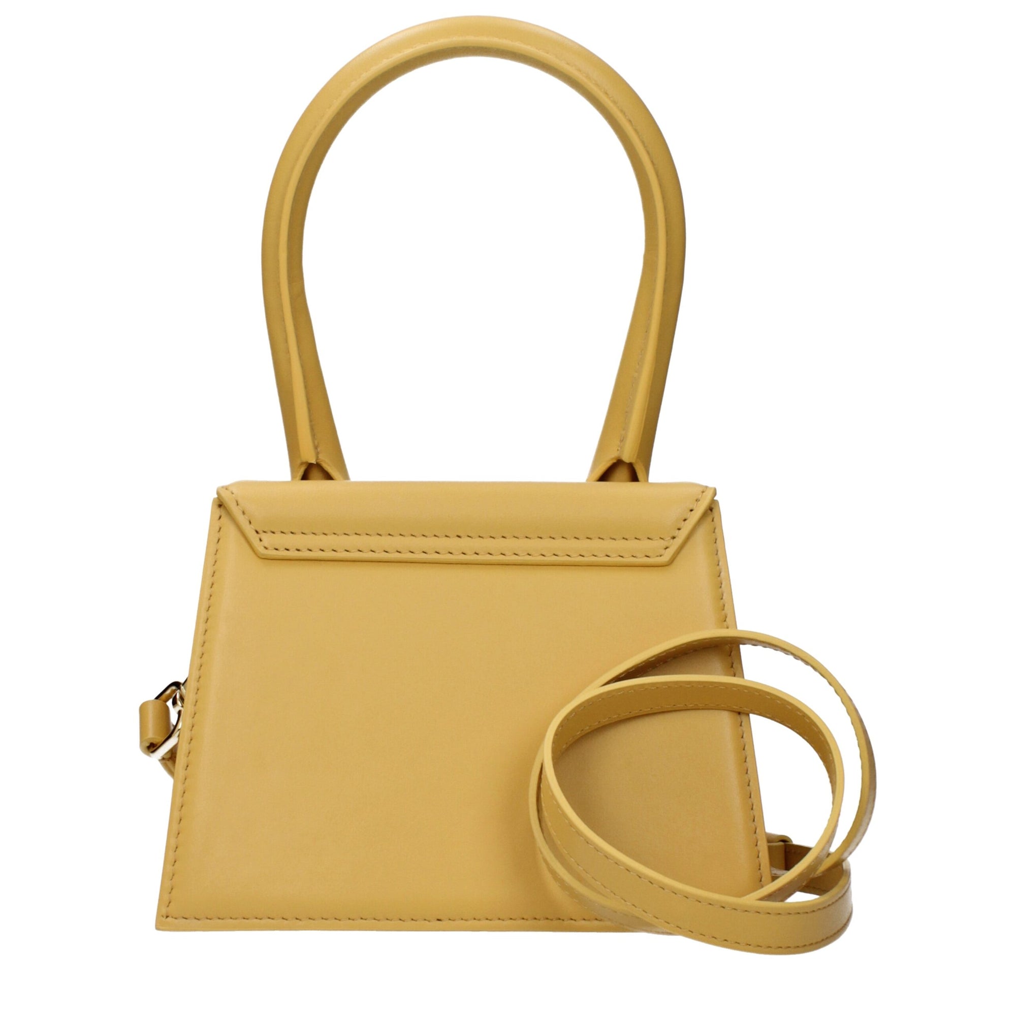 Jacquemus Yellow Le Chiquito Leather Handbag