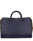 Burberry Leather Weekender Top Handle Shoulder Bag -