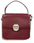 Chloé Burgundy Red Leather Handbag