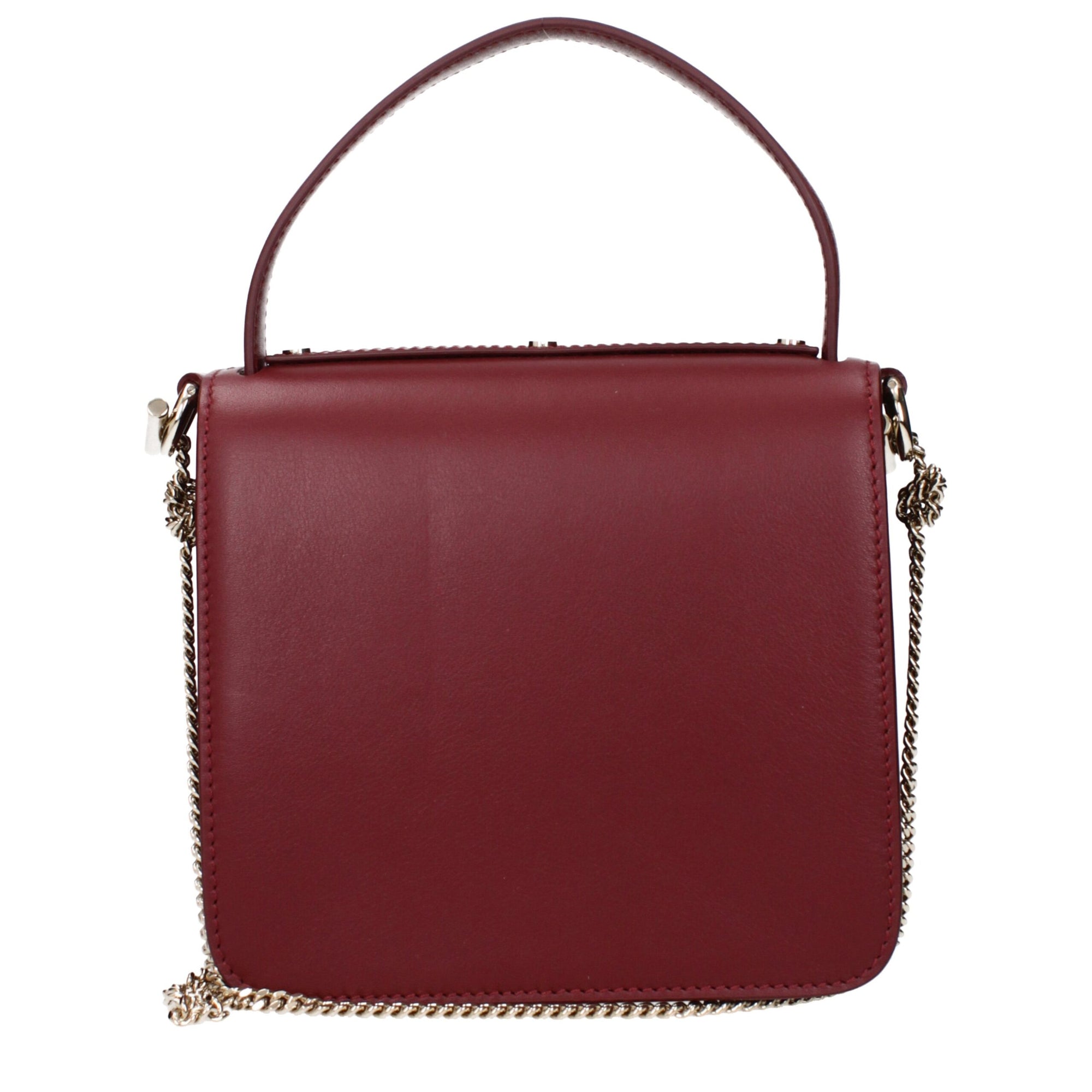Chloé Burgundy Red Leather Handbag