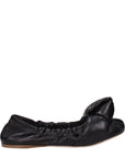 Miu Miu Black Leather Knot Ballet Flats