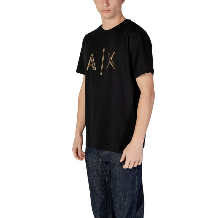 Armani Exchange Logo 100% Cotton Crewneck T-Shirt