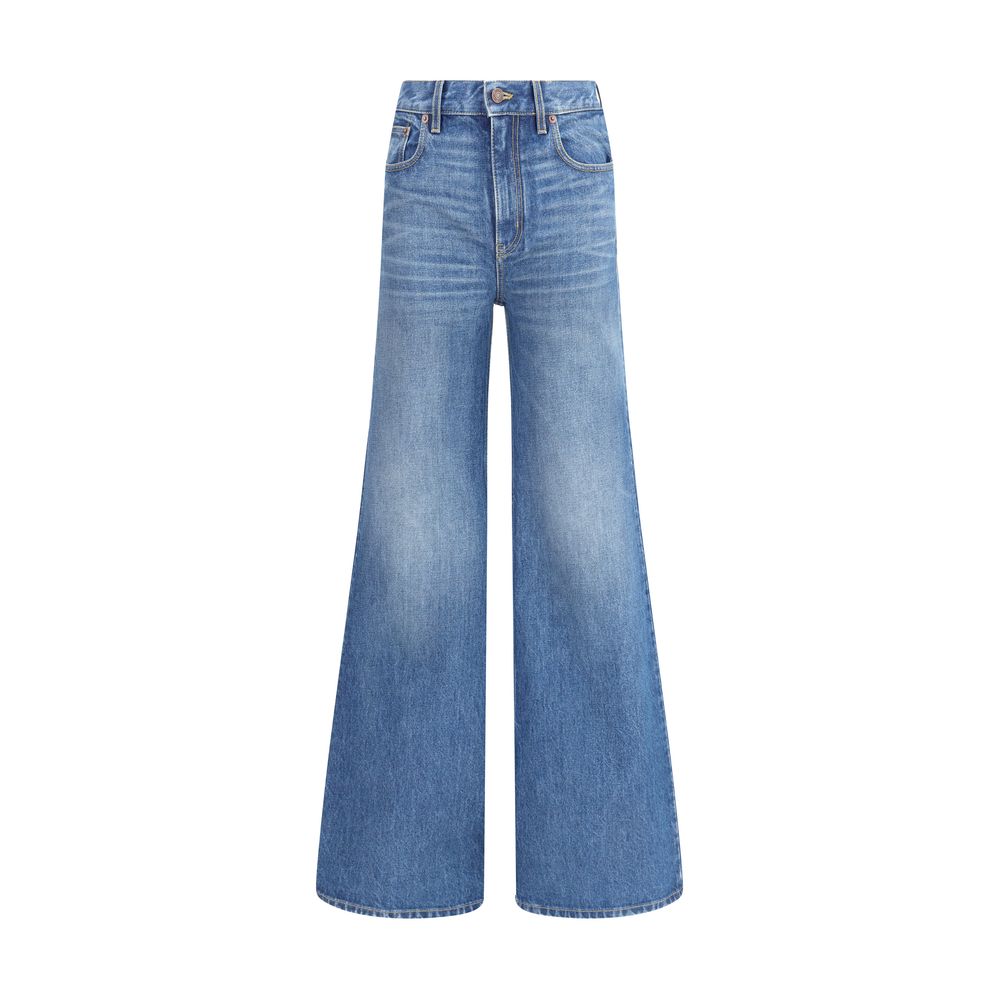 Chloé Light Wash Flared Jeans