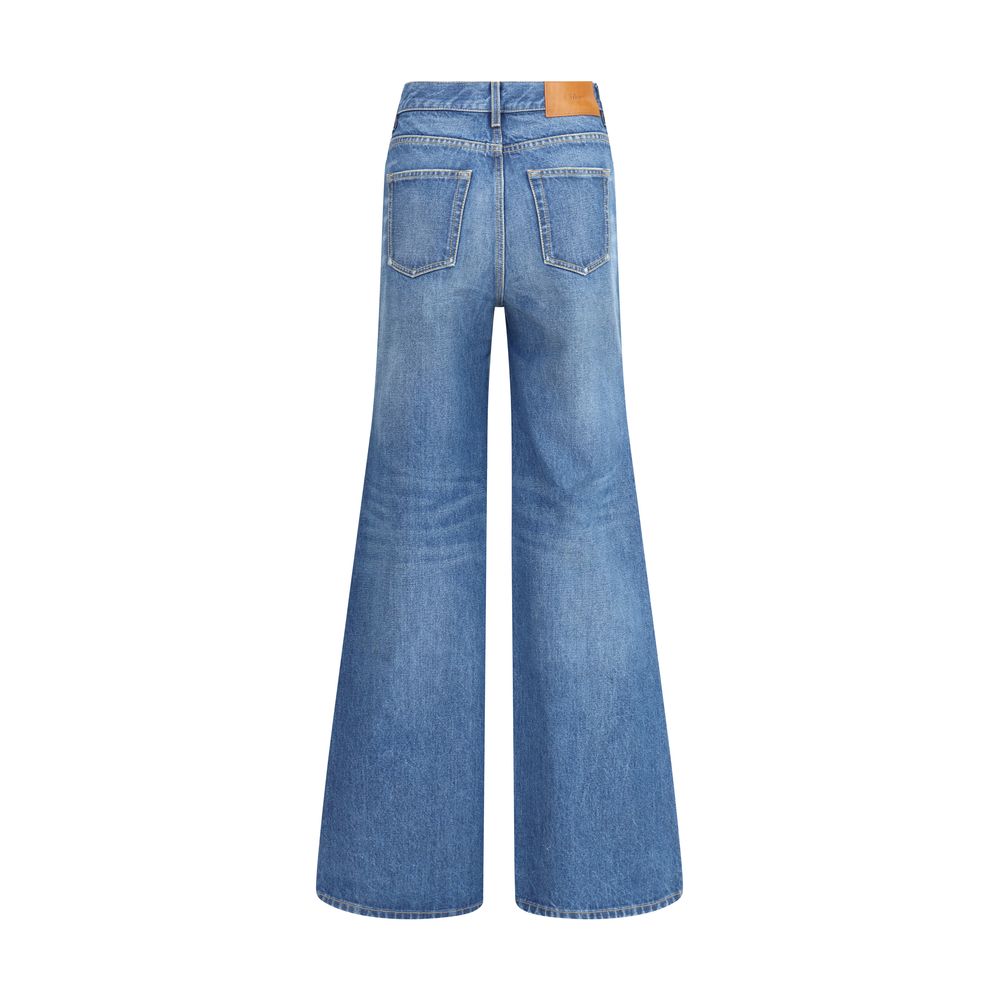 Chloé Light Wash Flared Jeans