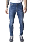 Tommy Hilfiger Jeans Logo Organic Cotton-Blend Skinny Dark Wash Jeans