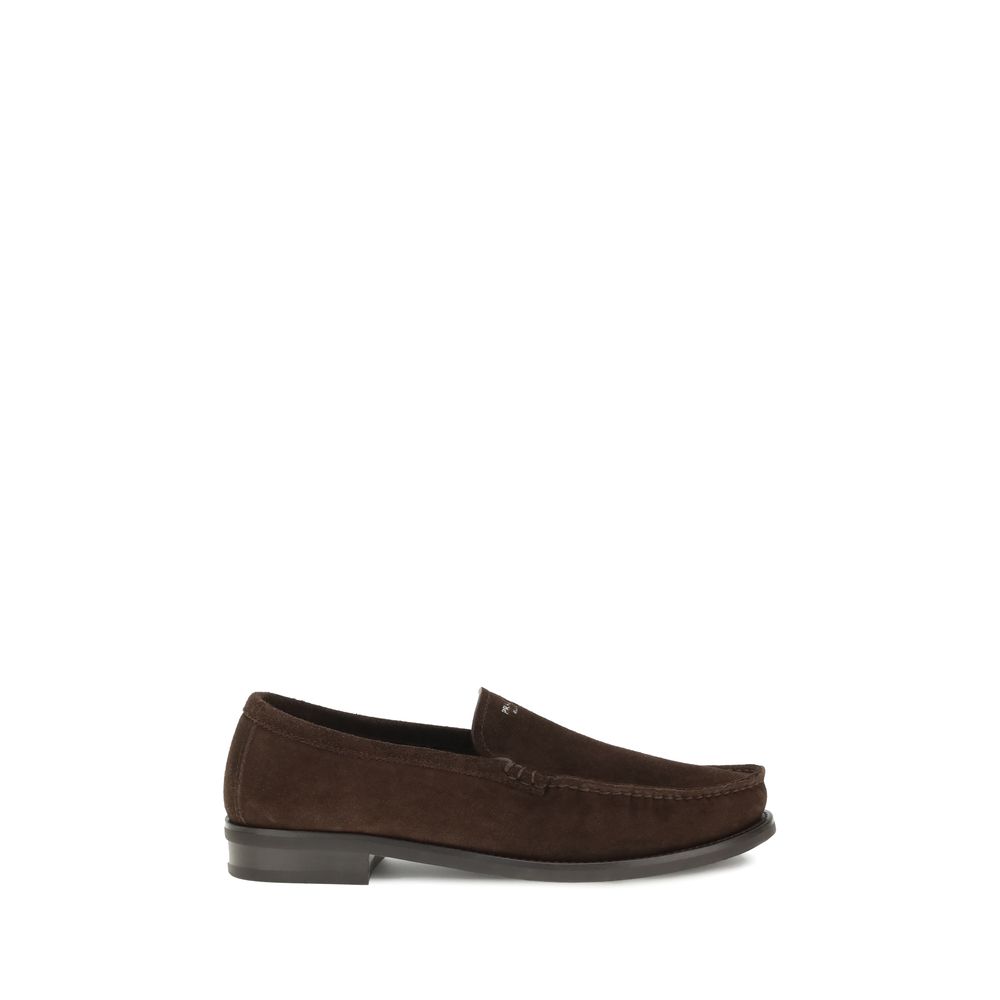 Prada Brown Suede Leather Loafers