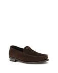 Prada Brown Suede Leather Loafers