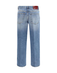 Gucci Straight Leg Light Wash Jeans