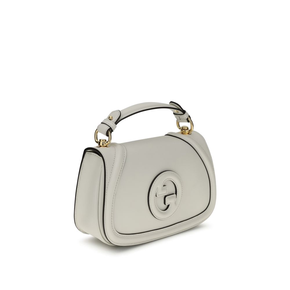 Gucci Blondie Structured Leather Satchel Handbag