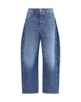 Givenchy Couture Seam Medium Blue Washed Jeans
