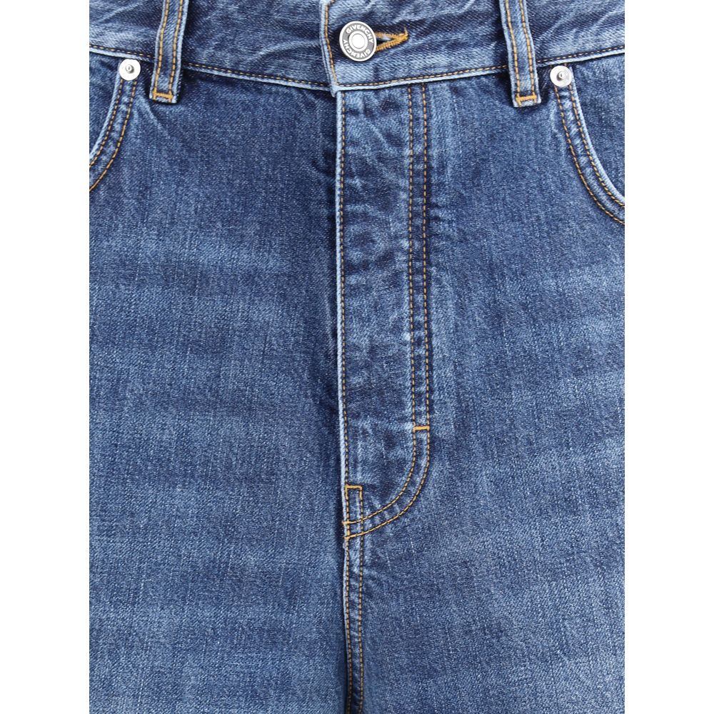 Givenchy Couture Seam Medium Blue Washed Jeans