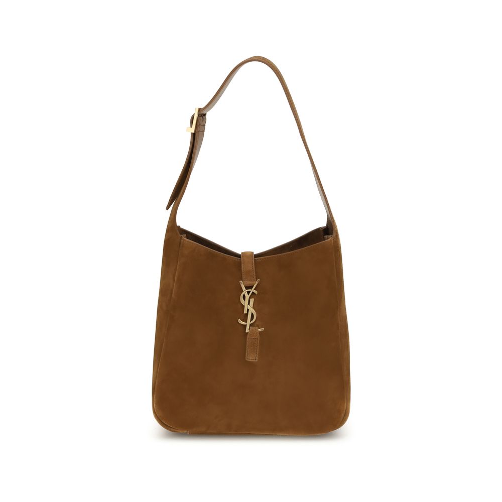 YSL Le 5 à 7 suede leather hobo shoulder bag