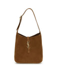 YSL Le 5 à 7 suede leather hobo shoulder bag