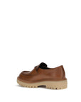 Prada Brown Leather Low Heel Loafers